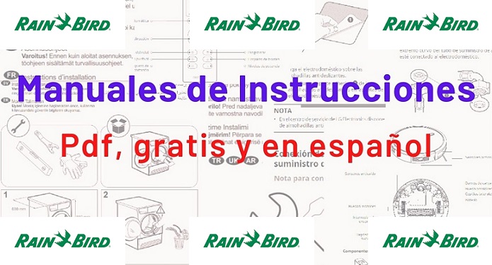manual de instrucciones rain bird