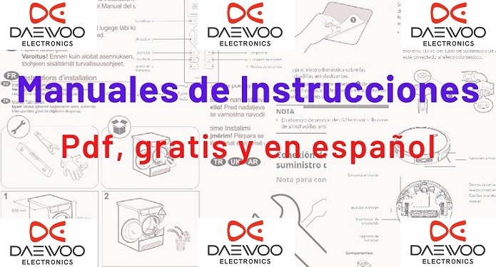 feo Bienes diversos Perfecto ▷【 Manuales de Instrucciones DAEWOO 】Hasta 2022 En pdf y español
