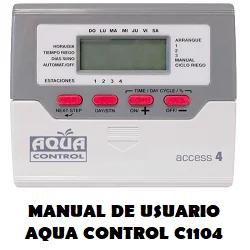 Manual de Instrucciones del Programador Aqua Control c1104