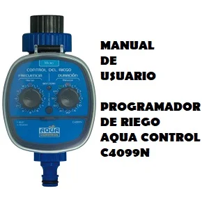 Manual de Instrucciones del Programador Aqua Control c4099n