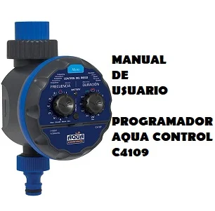 Manual de Instrucciones del Programador Aqua Control c4109