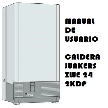 Manual de Instrucciones de la Caldera Junkers zwe 24 2kdp